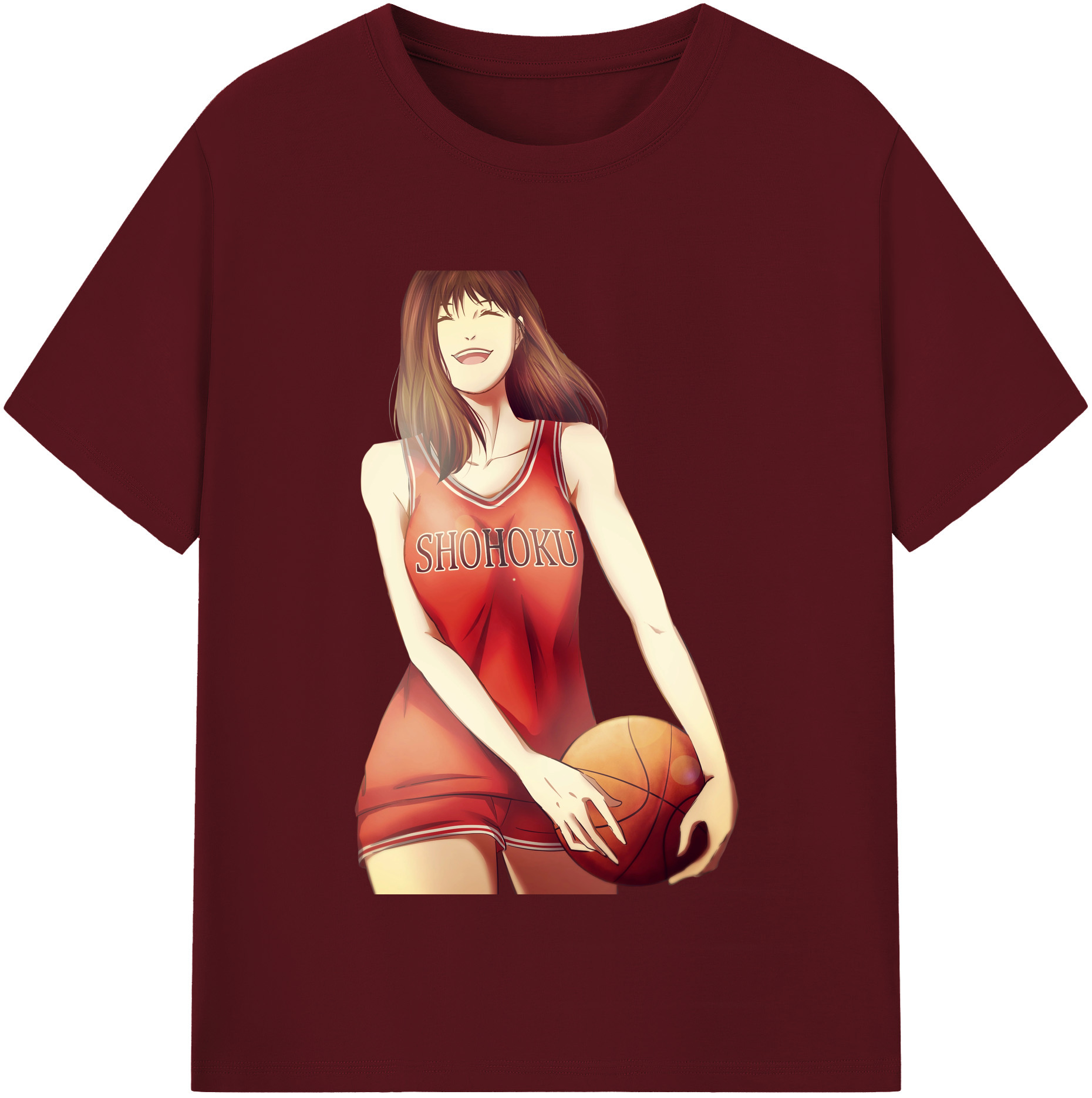 SLAM DUNK／スラムダンク 綿100％半袖Tシャツ（フロントプリント）
